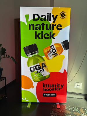 Rollup, fotosienas, tekstila stendi